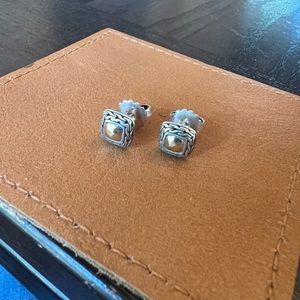 John Hardy stud earrings (mixed metal)